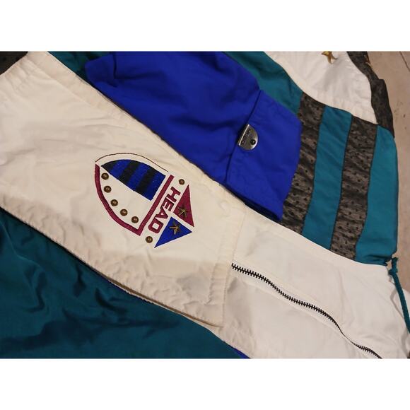 HEAD Womens Ski Suit Vintage sz 10 One Piece Retro 80s 90s - Picture 10 of 14